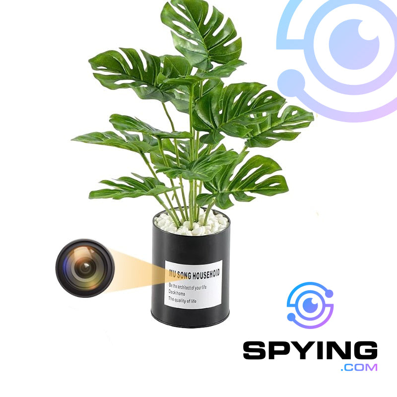 Plastic Plant Bonsai Tree With HD 1080P Camera