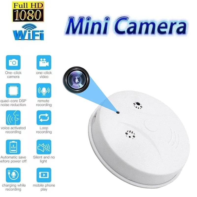 Mini Smoke Detect Wifi Camera