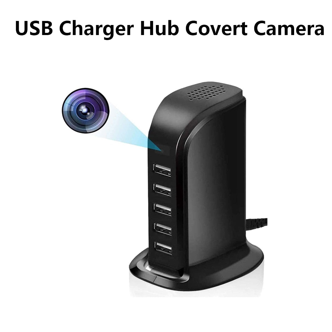 5 USB Port Charger Hub Convert Mini Wifi Camera